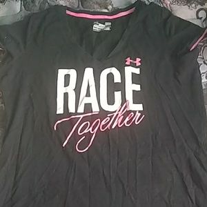 Under armour breast cancer awareness top